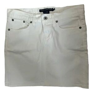 Ralph Lauren Sport white denim mini skirt 5 pocket jean skirt Size 28